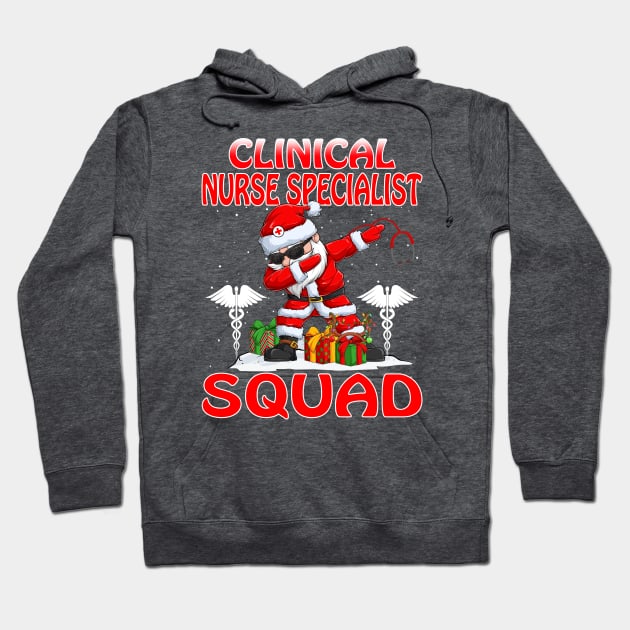 Christmas Clinical Nurse Specialist Squad Reindeer Hoodie by intelus